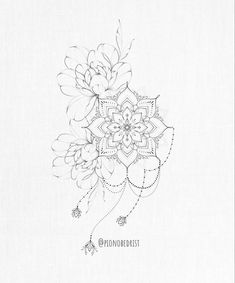 a black and white drawing of flowers with the word monodelist written on it