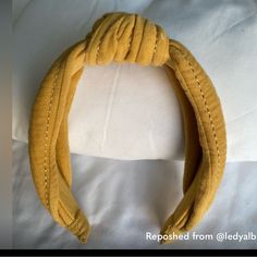 Reposhing This Item I Purchased From @Ledyalba. Nwot Kept 3 And Reposhing 1 Questions? Leave A Comment! Madewell Headband, Madewell Accessories, Yellow Color, Leave A Comment, Madewell, Hair Accessories, Women Accessories, Yellow, Hair