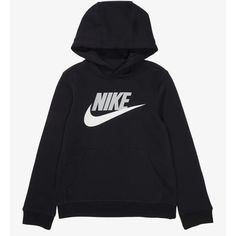 This Nike Girls Hoodie Sweatshirt In Black Is Perfect For Your Little One. Made With A Combination Of Polyester And Cotton, It Provides A Comfortable Fit For Everyday Wear. The Pullover Style Hoodie Is Designed With Long Sleeves For Added Warmth During Chilly Days. Its Size Xs Fits Perfectly For Girls, And The Regular Fit Allows For Ease Of Movement. The Nwt (New With Tags) Item Is Ideal For Casual Occasions And Can Be Paired With Any Outfit. So, Let Your Little Girl Make A Style Statement With Red Nike Hoodie, Black Nike Hoodie, Nike Crew Neck, Tops Nike, Nikes Girl, Boys Sweatshirts, Red Nike, Nike Sweatshirts, Nike Kids