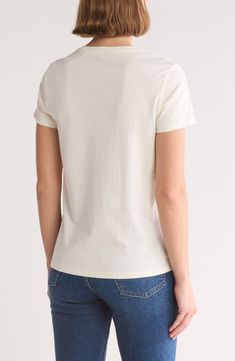 Casual and comfortable, this all-cotton T-shirt is plastered with branded graphics that give off heritage charm. Crewneck Short sleeves 100% cotton Machine wash, tumble dry Imported Cotton T Shirt, Nordstrom Rack, Levi's, Cotton Tshirt, Short Sleeves, Nordstrom, Crew Neck, ? Logo, T Shirt