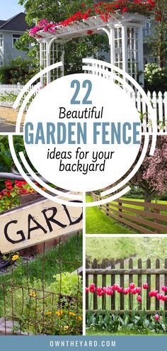 garden fence ideas for your backyard