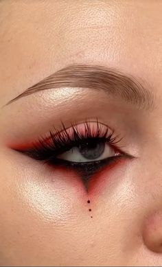 Red Queen Makeup, Devil Makeup, Red Eye Makeup, Vampire Makeup, Halloween Make Up, Red Queen, Up Halloween