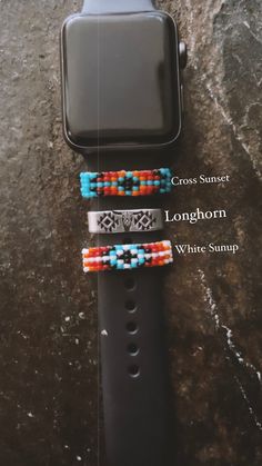 Adjustable Silver Beaded Watch Accessories, Casual Adjustable Silver Watch Accessories, Apple Watch Hacks, Apple Watch Silicone Band, Cute Apple Watch Bands, Western Fashion Jewelry, Apple Watch Bands Fashion, Apple Watch Wristbands, Cute Cowgirl Outfits