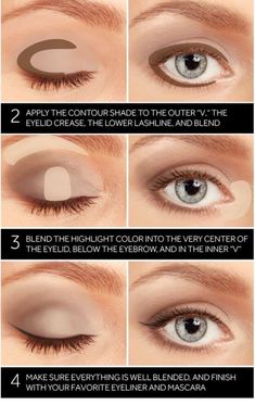 Eye Shadow Application, Makeup Guide, Eye Makeup Tips, Beauty Makeup Tips, Eye Make, Makeup Techniques, Health And Beauty Tips