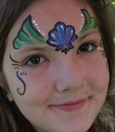 Mermaid Painting Ideas Awesome 286 Best Face Painting Images On Pinterest Bodysuit Tattoos, Mermaid Face, Pirate Face, Girl Face Painting, Mermaid Painting