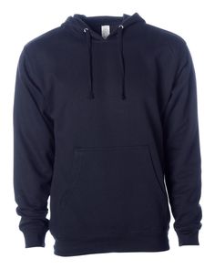 Midweight Hooded Sweatshirt - CLASSIC NAVY - S | Independent Trading Co. Midweight Hooded Sweatshirt in Classic Navy Blue Size Small | Cotton/Polyester Blend Black Hooded Sweatshirt, Mom Hoodies, Swimming Outfit, Camo Colors, Pullover Men, Hooded Pullover, Hoodie Design, Neon Pink, Sweater Jacket