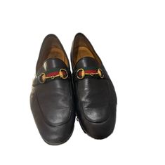 Gently Loved Gucci Mens, Shoes Gucci, Gucci Men, Gucci Shoes, Loafer Shoes, Men's Shoes, Black Leather, Loafers, Slip On