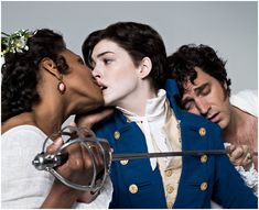 Anne Hathaway, Audra McDonald and Raul Esparza in “Twelfth Night” People Kissing, Photographie Portrait Inspiration, Twelfth Night, Human Poses Reference, Poses References, Human Poses, Film Tv, Anne Hathaway, 영감을 주는 캐릭터