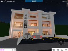 Cute Bloxburg Hotel Ideas, Hotel Roblox Bloxburg, Bloxburg Small Hotel Ideas, Blocksburg Hotel Ideas, Hotels In Bloxburg, Hotels Bloxburg, Bloxburg Hotel Layout Exterior