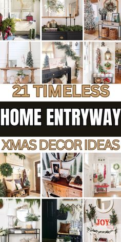 Make a festive first impression with Christmas Home Entryway Decor Ideas! 🎄✨ Adorn your door with a welcoming wreath, and add cozy touches like a festive runner and candles. Place stockings, garlands, or poinsettias to create a warm, holiday atmosphere from the moment you step inside! 🌟💫 #ChristmasEntryway #HolidayWelcome #FestiveDecor Gorgeous Christmas, Xmas Decorations