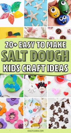 20 easy to make salt dough kids craft ideas