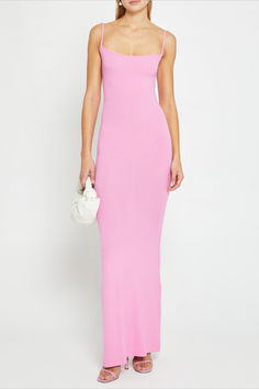 The Lounge Long Slip Dress is the perfect blend of comfort and elegance. Cut in a maxi length and featuring a flattering, fitted design, it is sure to make a sleek statement. Soft Lounge Long Slip Dress, Pink Slip Dress, Long Slip Dress, Long Slip, Price Comparison, Easy Going, Dress Pink, In Hot, Pink Dress