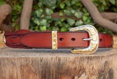 Rodeo Belt, Cowboy Rodeo, Mens Leather, Western Cowboy, Rodeo, Leather Belt, Cognac, Leather Men, Belts