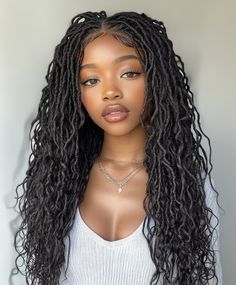 Magical Enchanted Knotless Braids for Fairy-Tale Evenings 🌿 Wavy Knotless Braids, Braided Hairdo, Vacation Hairstyles, Marley Hair, Protective Hairstyle, Luscious Hair, Twist Styles, Bohemian Hairstyles, Braid Out