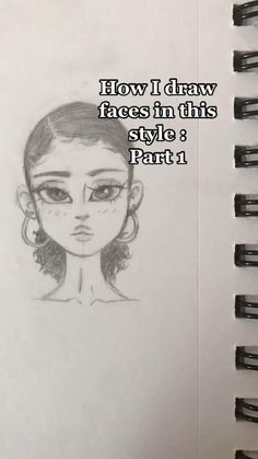 Girl Sketch Tutorial, Girl Drawing Tutorial, How To Sketch A Face For Beginners, Face Drawing Tutorial For Beginners, How To Draw A Girl, Sketch Ideas For Beginners, How To Draw A Face For Beginners, Images Hello Kitty, Indie Drawings