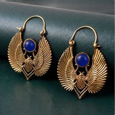 Lapis Lazuli Gemstone Scarab Earrings, Lapis Earrings, Insect Jewelry, Brass Egyptian Talisman Scarabs Earrings ❥ Customers satisfaction is our biggest priority, please contact us with any questions/queries for future or existing orders, and we will do our best to make sure you are happy with your order. ❥Please make sure to add the correct address during check out. You can return your purchased item within 15 days after successful delivery. We offer a 100% "Money Back Guarantee" if you are not satisfied with your purchase. Return charges will be paid by buyers only! ❥ Please share your numbers (in personalization box ) as required for shipping address details, and it'll help us to contact you easily. And don't worry about the privacy, we'll keep it safe with us, So try to cooperate with u Scarab Earrings, Egyptian Inspired Jewelry, Egypt Jewelry, Simple Rings, Lapis Earrings, Lapis Lazuli Gemstone, Insect Jewelry, Egyptian Jewelry, Brass Ring