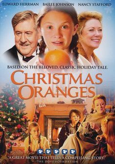 a movie poster for christmas oranges