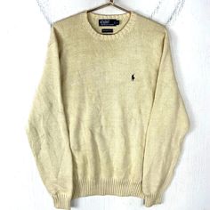 Vintage Polo Ralph Lauren Knit Sweater Large White Crewneck Size/Measurements (Based in inches) Size - Large Pit to pit - 24.5" Length - 27.8" Shoulder to cuff - 27" Condition / Details Small stain on the front Combined Shipping: We provide combined shipping, please contact us for a quote Ralph Lauren Knit Sweater, Ralph Lauren Knit, White Crewneck, Vintage Polo Ralph Lauren, Vintage Polo, Mens Jumpers, Large White, Polo Ralph, Knit Sweater