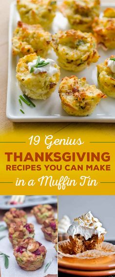 the top ten genius thanksgiving recipes you can make in a muffin tin