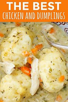 the best chicken and dumpling soup recipe