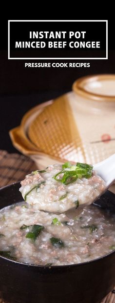 a bowl filled with rice and vegetables on top of a table