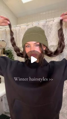 Ava shaw on Instagram: "Beanie makes everything look better
-
-
#grwm#hairtutorial#hairideas#braids#grwm#beanieseason#winterhairstyles#longhairstyles#brownhair#beanieweather#ootd#winterfashion"