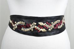 Measurements: end to end: 102''/260 cm main part: 20''/50 cm Width: 3.2"/8 cm Check out more awesome wares on our page https://www.etsy.com/shop/UWareiton With love, UWareiton Black Corset Belt For Festival, Black Embroidered Adjustable Belt, Adjustable Black Embroidered Belt, Fitted Black Belts With Sashes, Black Embroidered Belt For Party, Traditional Black Adjustable Belts, Adjustable Belts For Spring Festival, Elegant Adjustable Belts For Festivals, Chic Adjustable Belts For Festivals