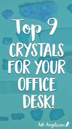 Office Work Desk, Crystals For Wealth, Work Desk Decor, Work Office Decor, Beautiful Office, Crystal Therapy, Crystal Healing Stones, Crystal Magic, Work Desk