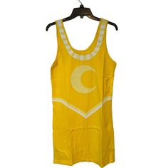 Homestuck Prospit Moon Dress Womens Xs Yellow Welovefine Sleeveless New Cotton Blend Thanks For Looking. Please Check Out My Other Listings Please Look At Pictures For Measurements. All Measurements Are Approximate. Items Are Packed Away Ready For Shipment And Additional Measurements Cannot Be Provided. Colors May Vary Due To Light, Equipment, Close-Ups Please Note Items That Are Used Have Been Washed And Can Shrink, Or Fade, So Please Check Measurements For Proper Fit. Vintage Sizes Are Typical Homestuck Prospit, Yellow Cotton Sleeveless Summer Dress, Yellow Fitted Sleeveless Cotton Dress, Yellow Sleeveless Tank Top, Yellow Sleeveless Tank Top For Beach, Fitted Sleeveless Yellow Cotton Dress, Fitted Sleeveless Yellow Sundress, Fitted Yellow Sleeveless Tank Top, Yellow Sleeveless Sundress For The Beach