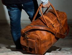 Leather Duffle Bag Men, Leather Overnight Bag, Mens Duffle Bag, Stylish Travel Bag, Leather Holdall, Leather Duffel Bag, Holdall Bag, Leather Weekender Bag, Leather Duffel