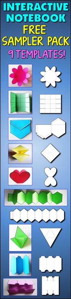 the instructions for how to make an origami paper box with different shapes and sizes