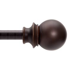 an image of a door handle with a ball on it's end and a rod