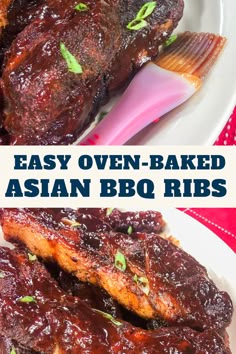 Boneless Ribs In The Oven, Asian Bbq Pork, Easy Rib Recipes, Oven Baked Pork Ribs, Cooking Pork Ribs, Ribs In The Oven