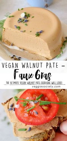 vegan walnut pate - fave grus the ultimate vegan dessert recipe