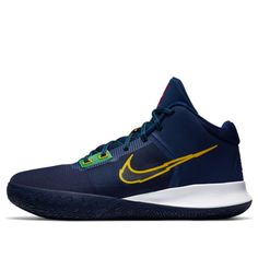 Nike Kyrie Flytrap 4 EP Basketball Shoes/Sneakers Nike Kyrie Flytrap, Navy Man, Deep Royal Blue, Lucky Green, Nike Kyrie, Low Top Sneakers, Yellow Fashion, Black Metallic, Stylish Sneakers