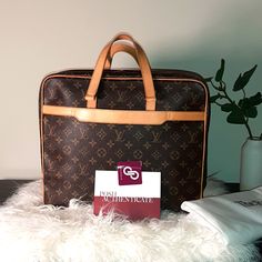 Authentic Vintage Louis Vuitton Monogram Porte Pegase Briefcase In Very Good Used Condition Patina Is Beautiful And Has The Same Color On All Parts. I Will Include An Excellent Condition Lv Gold Lock & Key #306 Free Shipping Posh Authentication With $500+ Date Code: Mb0078 Size: W 14.6" X H 13" X D 3.1" Handle Drop: 5.1"(Approx) Only Callouts Are Minimal Rubbing To Bottom Piping 2 Corners (See Pictures) Normal Handle Wear Vintage Louis Vuitton, Louis Vuitton Monogram, Louis Vuitton Bag, Bag Lady, Louis Vuitton, Monogram, Color