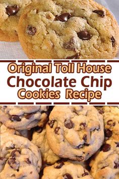 the original toll house chocolate chip cookies recipe is made with only 3 ingredients and no butter