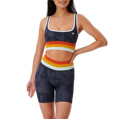 Athleisure Moisture-wicking Sleeveless Swimwear, Sporty Stretch Activewear For Surfing, Casual Seamless Swimwear For Surfing, Functional Blue Sports Swimwear, Blue Athleisure Swimwear With Breathable Fabric, Functional Blue Swimwear For Sports, Functional Medium Support Sports Swimwear, Sportswear Swimwear For Yoga In Summer, Summer Sportswear Swimwear For Yoga