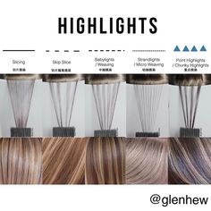 Horizontal Vs Vertical Highlights, Diy Chunky Highlights At Home, Hairstyle Chart, Highlight Techniques, Chunky Highlight, Hair Study, Hair Stylist Tips, Hair Color Placement, Color Correction Hair