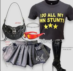 Bad And Boujee Outfits, Outfit Black Women, Cute Lazy Outfits, Miniskirt Outfits, Cute Swag Outfits