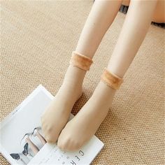 short black socks Wool Stockings, Womens Socks