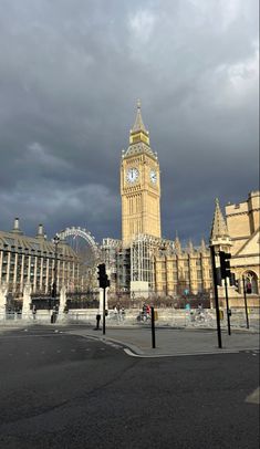 the big ben clock tower towering over the city of london