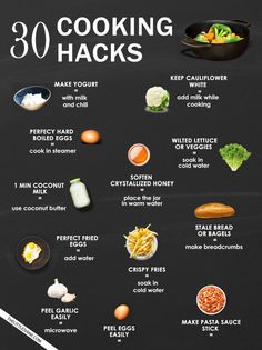 the 30 cooking hacks you need to know about in your kitchen - info board