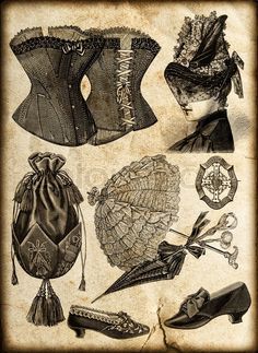 Vintage Foto's, Victorian Accessories, Victorian Era Fashion, 1880s Fashion, Etiquette Vintage, Victorian Lady, Retro Mode