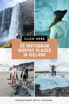 22 Instagram Worthy Places In Iceland Island Instagram Pictures, Iceland Instagram, Iceland Photo Spots, Iceland Lagoon, Glacier Lagoon Iceland, Iceland Pictures, Iceland Plane Wreck