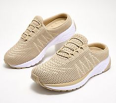 From everyday walks around the block to boarding that plane or train, these sporty Propet slip-ons are the ideal collab of knit sneaker support and stylish mule comfort that get you where you need to go. From Propet. Sneaker Mules, Knit Sneakers, The Block, Slip Ons, Mule, Sneakers Fashion, Fashion Shoes, Walking, Slip On