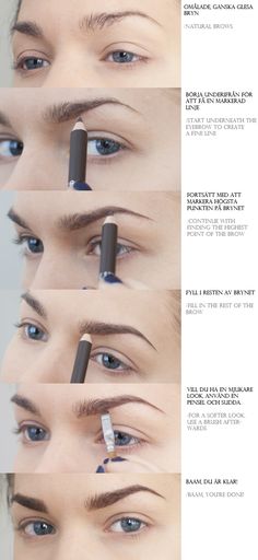 Natural Brows Tutorial Makeup Diy Tutorial, Eyebrow Tips, Make Up Foundation, Full Eyebrows, Eyebrow Hacks, Eyebrow Grooming, Natural Brows