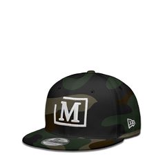 MDB Brand x New Era 9Fifty Embroidered 'M' Snapback Hat 9Fifty classic fit Snapback 'M' Logo raised embroidery on the front New Era Logo on the side 'Maison De Bouchard' above the Snap MDB054 Casual Camouflage Snapback Hat With Flat Brim, Camouflage Flat Bill Baseball Cap For Streetwear, Military Style Snapback Hat With Flat Brim, Military Style Baseball Cap With Flat Bill For Streetwear, Military Style Flat Bill Hat For Streetwear, New Era Snapback, New Era Logo, Raised Embroidery, Embroidered Baseball Caps