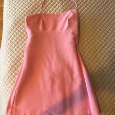 One Shoulder Mini Romper Summer Dress , Size Xs , Color Light Pink. Zara. Perfect Condition . Brand New Never Worn Summer Stretch Mini Dress For Casual Wear, Spring Mini Dress With Straight Neckline And Lining, Pink Mini Dress With Straight Neckline, Feminine Fitted Backless Sundress, Trendy Pink Backless Dress, Pink Backless Mini Dress For Spring, Backless Pink Mini Dress For Spring, Casual Pink Backless Mini Dress, Pink Sundress With Straight Neckline