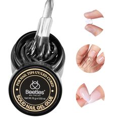 PRICES MAY VARY. 【Beetles Solid Nail Glue Gel】: 15g/0.53oz beetles UV Solid Nail Glue Gel has various uses: it can as nail glue to stick the acrylic nails, fake nail tips or soft gel nail tips, can be 3D Sculpting Gel to make 3D nail art styles, also can be used as rhinestone glue gel to paste various nail art diamonds/nail charms/decorations, create more nail art.(PLEASE NOTE: This product needs to be cured with UV/LED nail light.) 【Convenient, Fast, and Beginner-friendly】: Compared with tradit Nail Art Diamonds, Solid Nail Glue, Nail Tip Shapes, Nail Glue Gel, Interview Nails, Fall Wedding Nails, Diamond Nail Art, 3d Sculpting, Soft Gel Nails